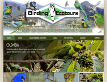 Tablet Screenshot of birdingecotours.com